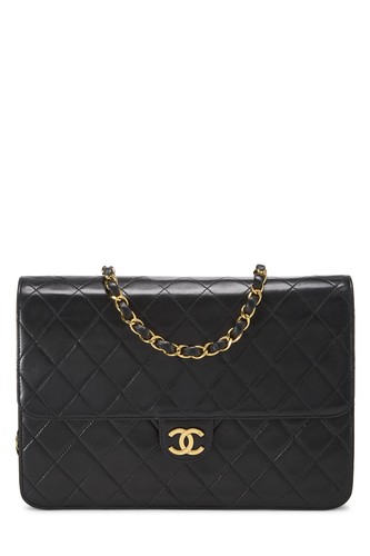 Chanel black quilted - quilted, lambskin