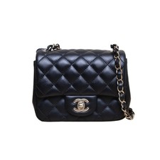 CHANEL CF flap bag 17cm Black
