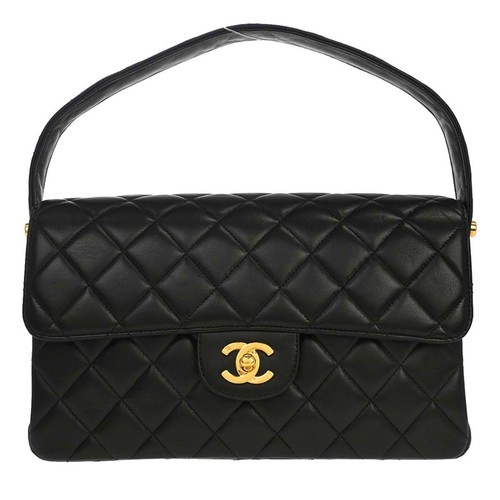 Chanel black lambskin - chanel,