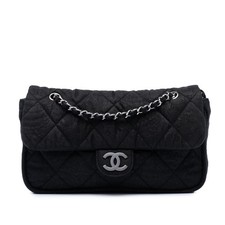 Chanel Crinkled Coated Canvas