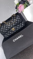 100% Auth Black Chanel flap