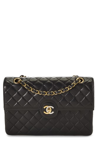 Chanel black quilted lambskin - quilted,